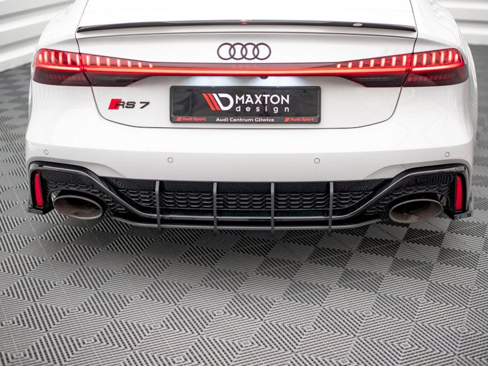 Maxton Design Red Street PRO Rear Diffuser Audi RS7 C8 / RS6 C8 Maxton Design SR