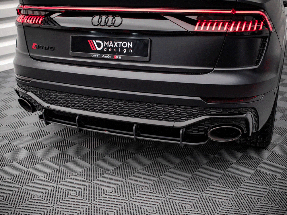 Maxton Design Red Street PRO Rear Diffuser Audi RSQ8 Mk1 Maxton Design SR
