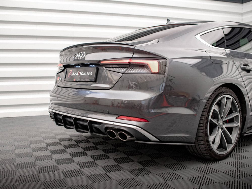 Maxton Design Red Street PRO Rear Diffuser Audi S5 Coupe / Sportback F5 Maxton Design SR