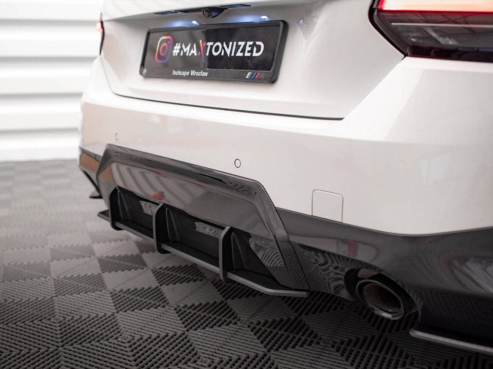 Maxton Design Red Street Pro Rear Diffuser BMW 2 Coupe M-Pack G42 Maxton Design SR