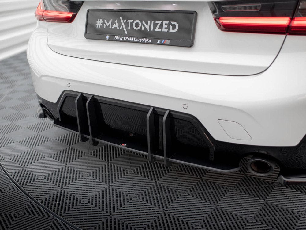 Maxton Design Red Street PRO Rear Diffuser BMW 3 M-Pack G20 / G21 Facelift Maxton Design SR