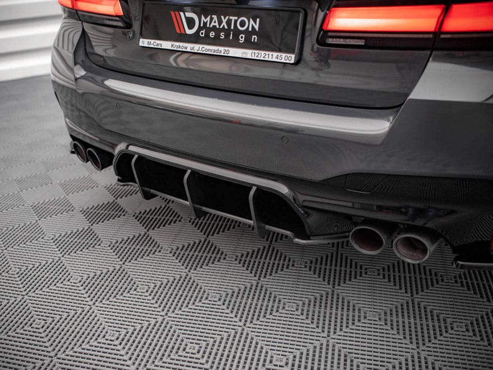 Maxton Design Red Street PRO Rear Diffuser Bmw M5 G90 2017-2020 Maxton Design SR