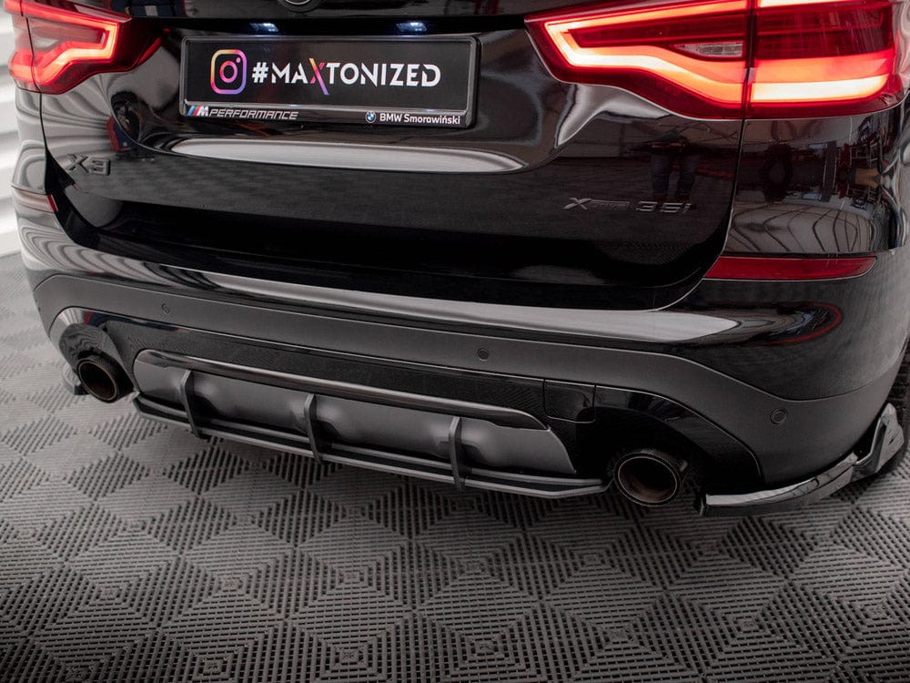 Maxton Design Red Street PRO Rear Diffuser BMW X3 G01 Maxton Design SR