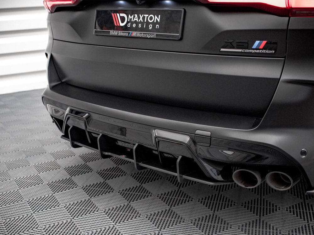 Maxton Design Red Street PRO Rear Diffuser Bmw X5M F95 2018- Maxton Design SR