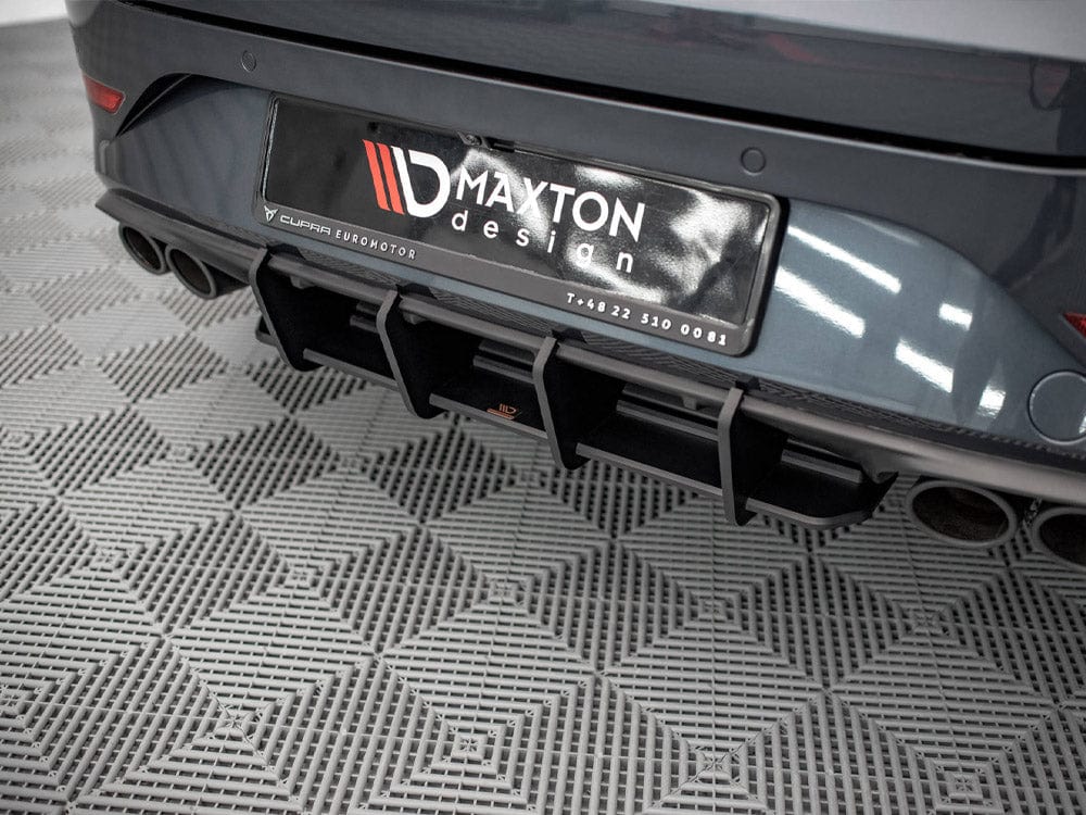 Maxton Design Red Street PRO Rear Diffuser Cupra Leon ST Maxton Design SR