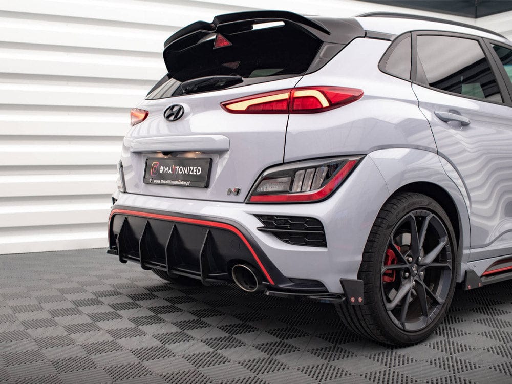Maxton Design Red Street PRO Rear Diffuser Hyundai Kona N Mk1 Maxton Design SR