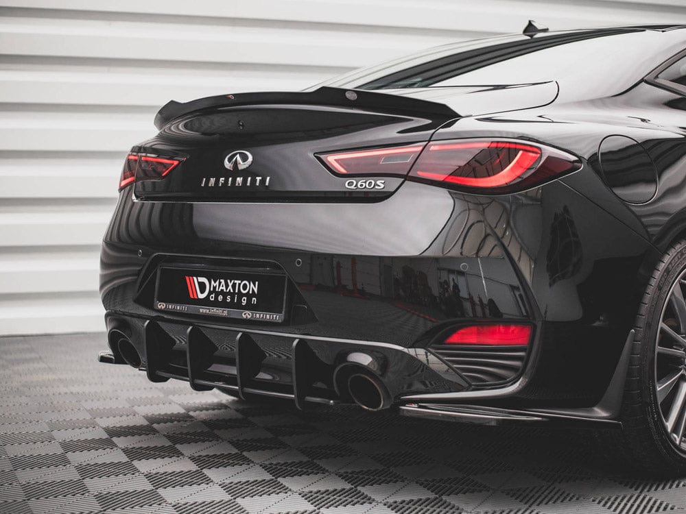 Maxton Design Red Street PRO Rear Diffuser Infiniti Q60 S MK2 2017- Maxton Design SR