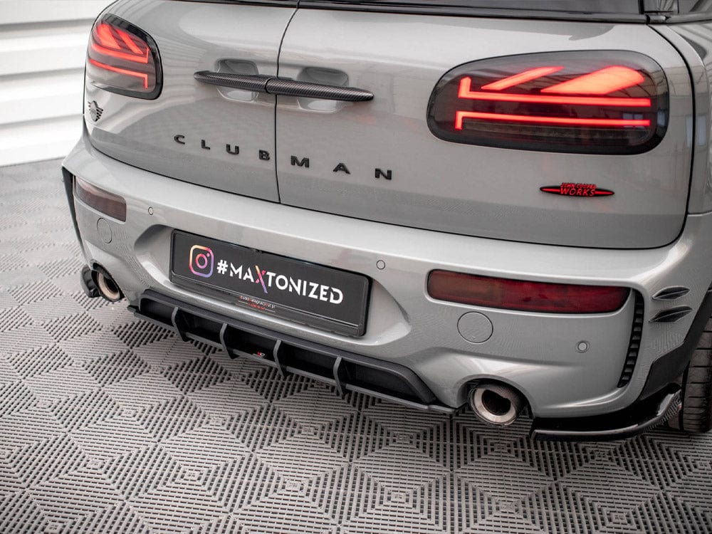 Maxton Design Red Street PRO Rear Diffuser Mini Cooper Clubman John Cooper Works F54 Maxton Design SR