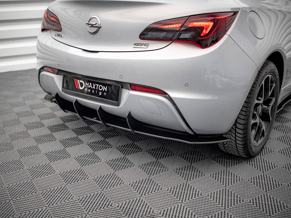 Maxton Design Red Street PRO Rear Diffuser Opel Astra GTC Opc-line J 2011-2018 Maxton Design SR