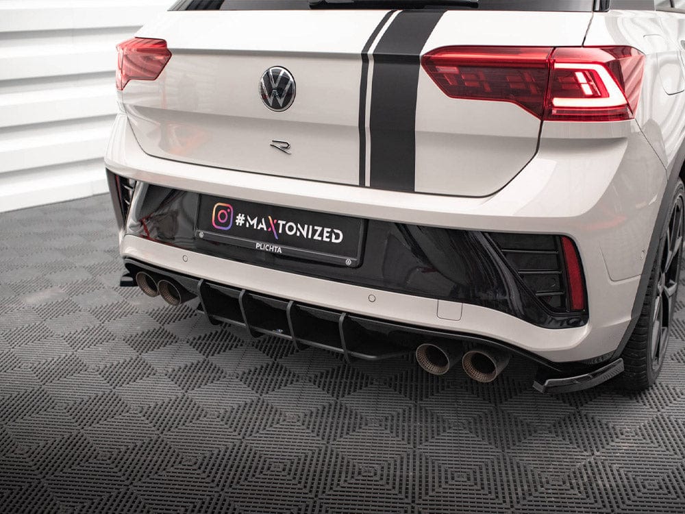 Maxton Design Red Street PRO Rear Diffuser Volkswagen T-Roc R Mk1 Facelift Maxton Design SR