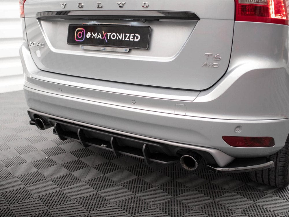 Maxton Design Red Street PRO Rear Diffuser Volvo XC60 R-Design Mk1 Facelift Maxton Design SR