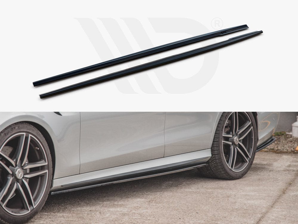 Maxton Design Side Skirt Diffusers Mercedes E63 AMG Estate / Sedan S213 / W213 Maxton Design SR