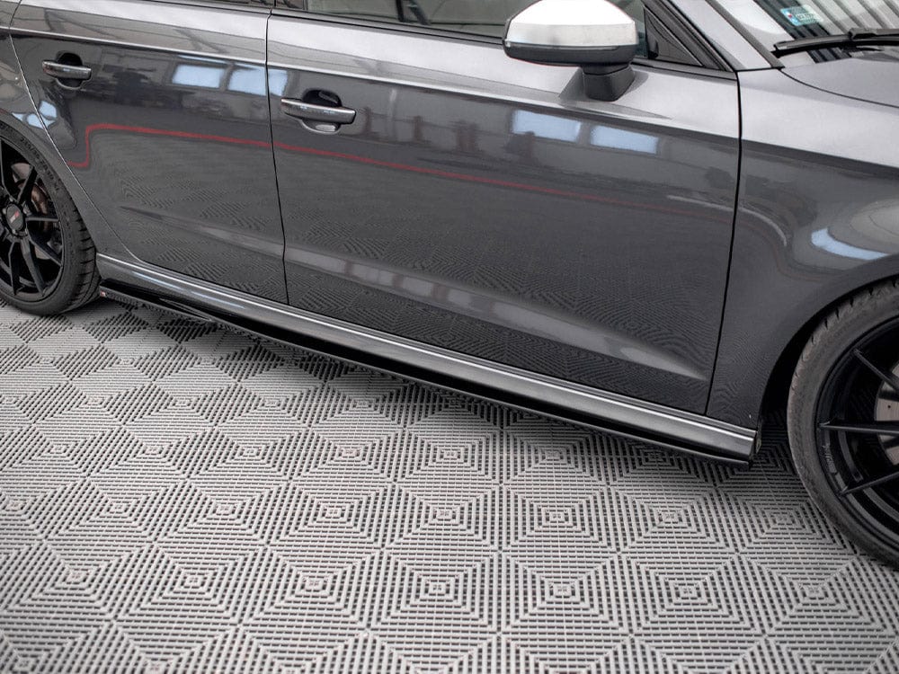 Maxton Design Side Skirts Diffusers Audi S3 / A3 S-Line Sportback 8V Facelift Maxton Design SR