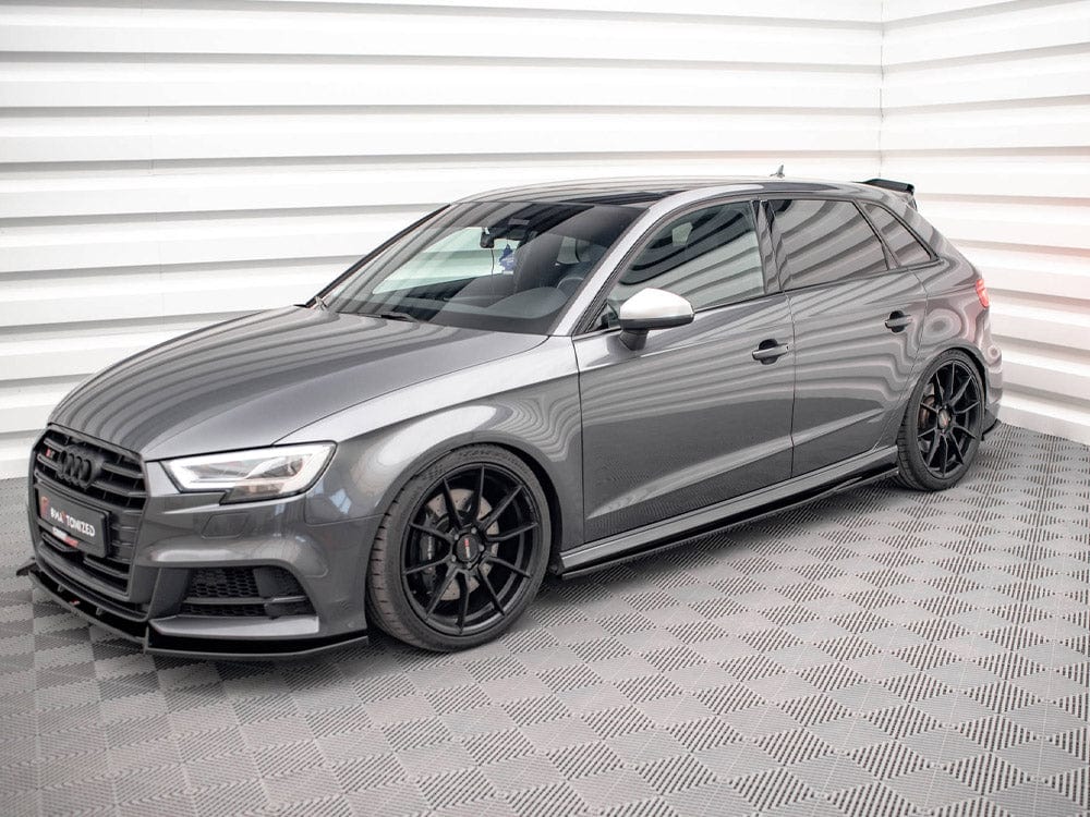 Maxton Design Side Skirts Diffusers Audi S3 / A3 S-Line Sportback 8V Facelift Maxton Design SR