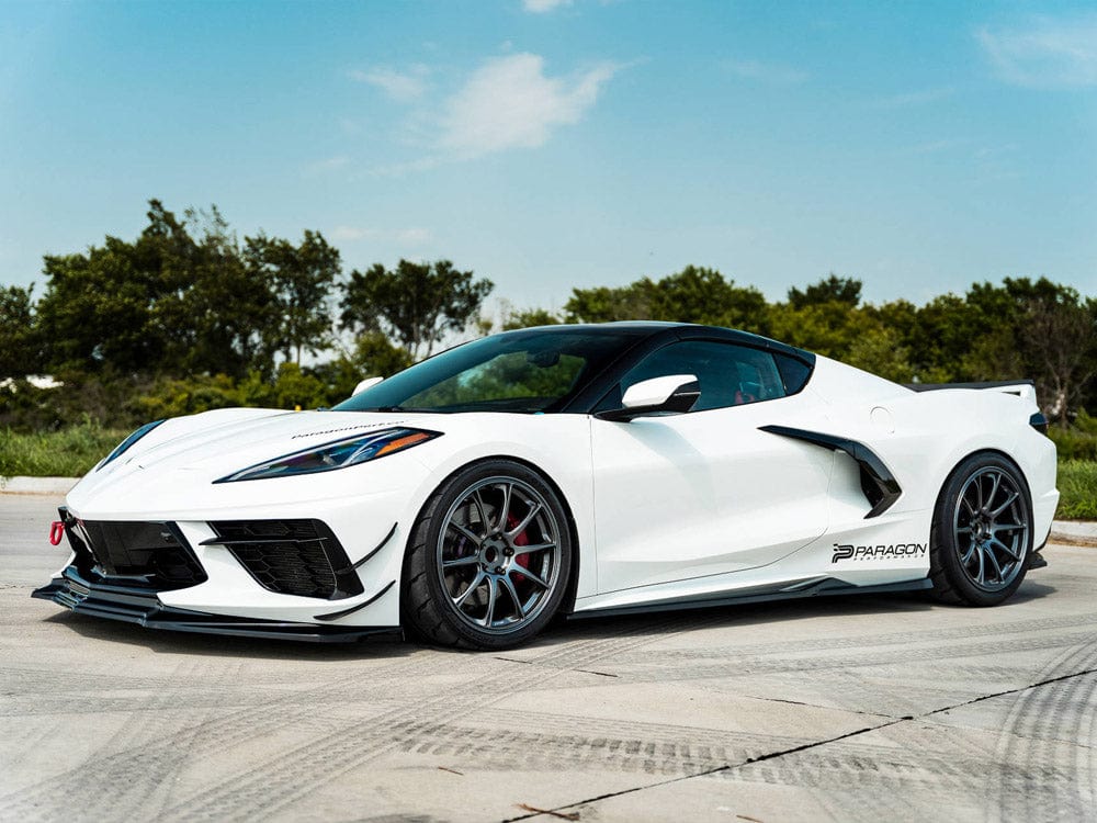 Maxton Design Side Skirts Diffusers Chevrolet Corvette C8 Maxton Design SR