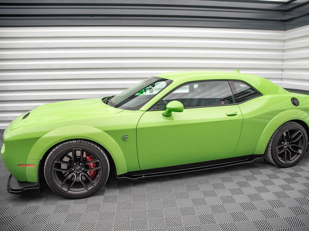 Maxton Design Side Skirts Diffusers Dodge Challenger SRT Hellcat Widebody Mk3 Maxton Design SR
