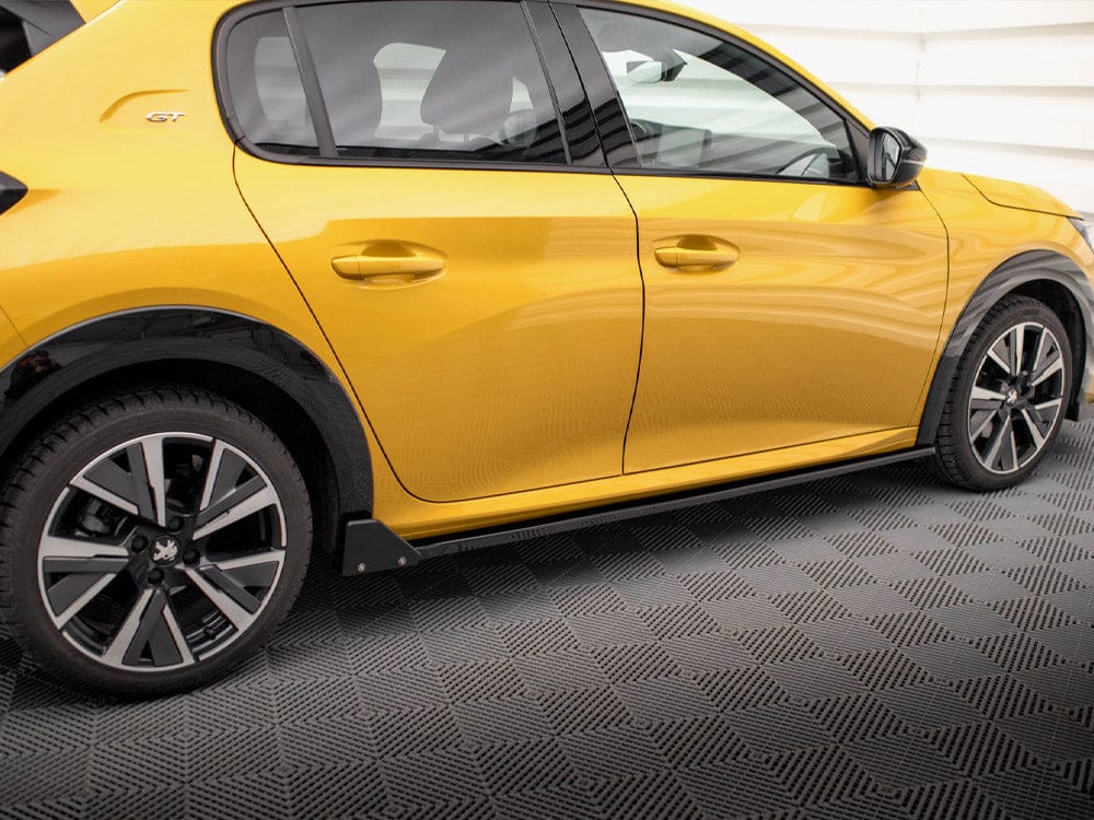 Maxton Design Side Skirts Diffusers + Flaps Peugeot 208 GT Mk2 Maxton Design SR