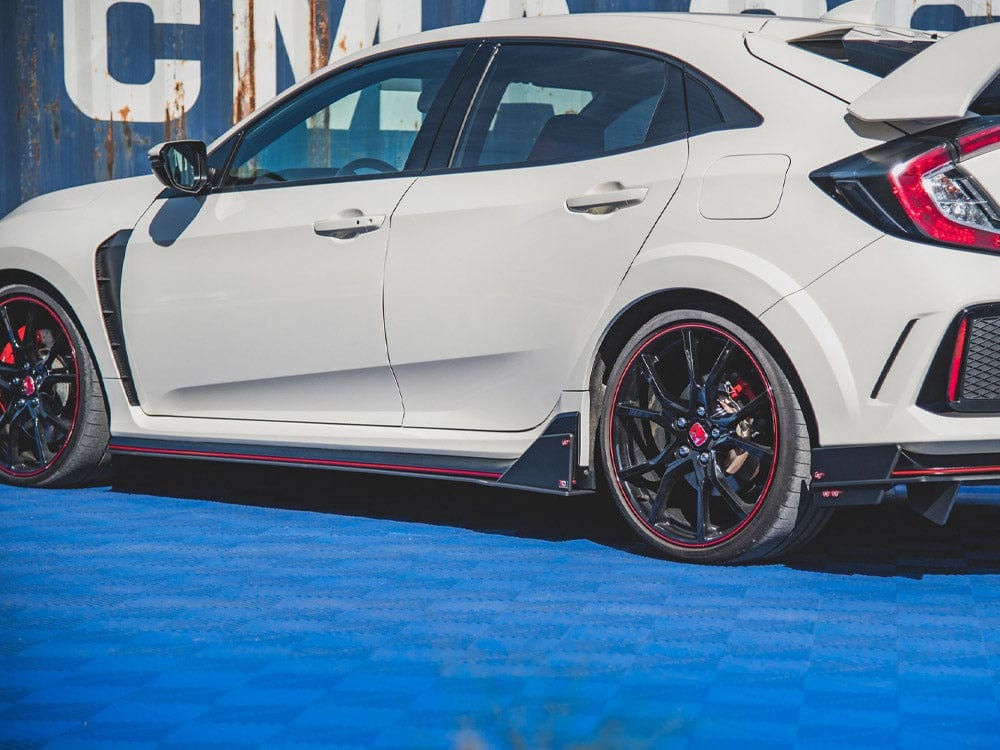 Maxton Design Side Skirts Diffusers Honda Civic X Type-r 2017 - UP Maxton Design SR
