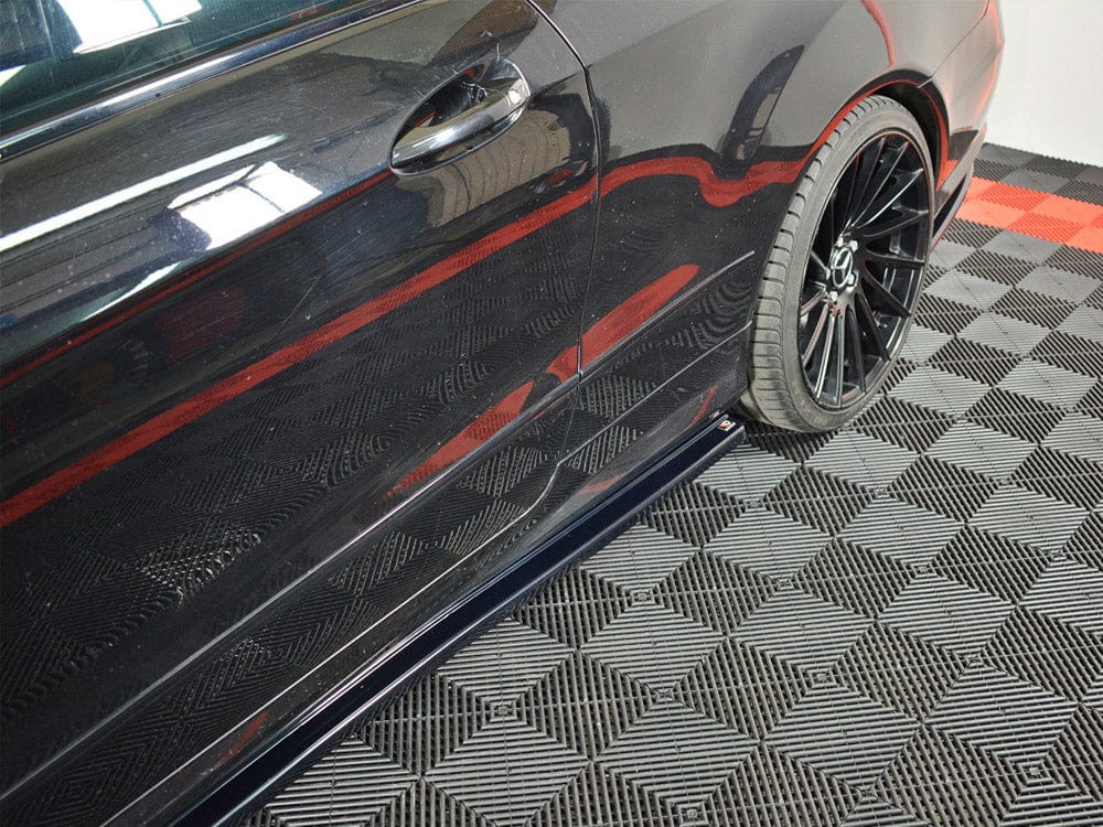 Maxton Design Side Skirts Diffusers Mercedes E-Class W207 Coupe AMG Line Maxton Design SR