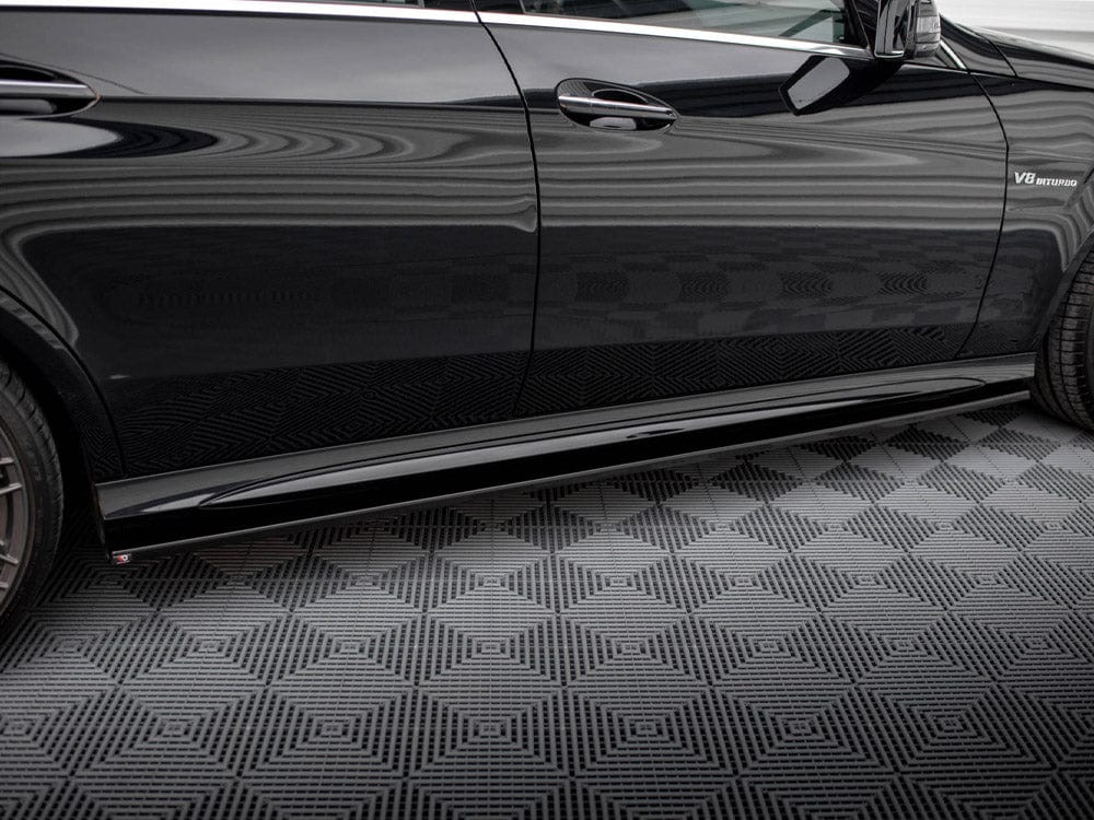 Maxton Design Side Skirts Diffusers Mercedes E63 AMG / AMG-Line Sedan W212 Facelift Maxton Design SR