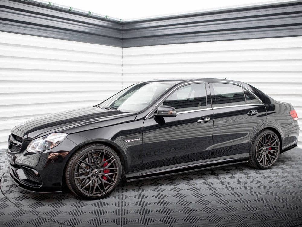 Maxton Design Side Skirts Diffusers Mercedes E63 AMG / AMG-Line Sedan W212 Facelift Maxton Design SR