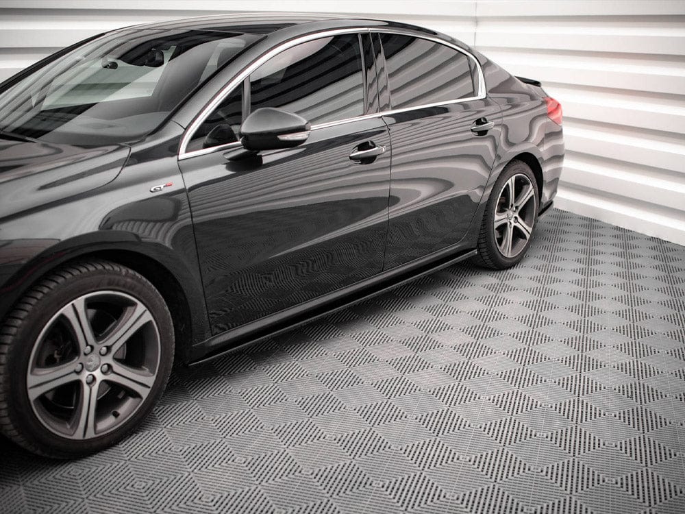 Maxton Design Side Skirts Diffusers Peugeot 508 GT MK1 Facelift 2014-2018 Maxton Design SR