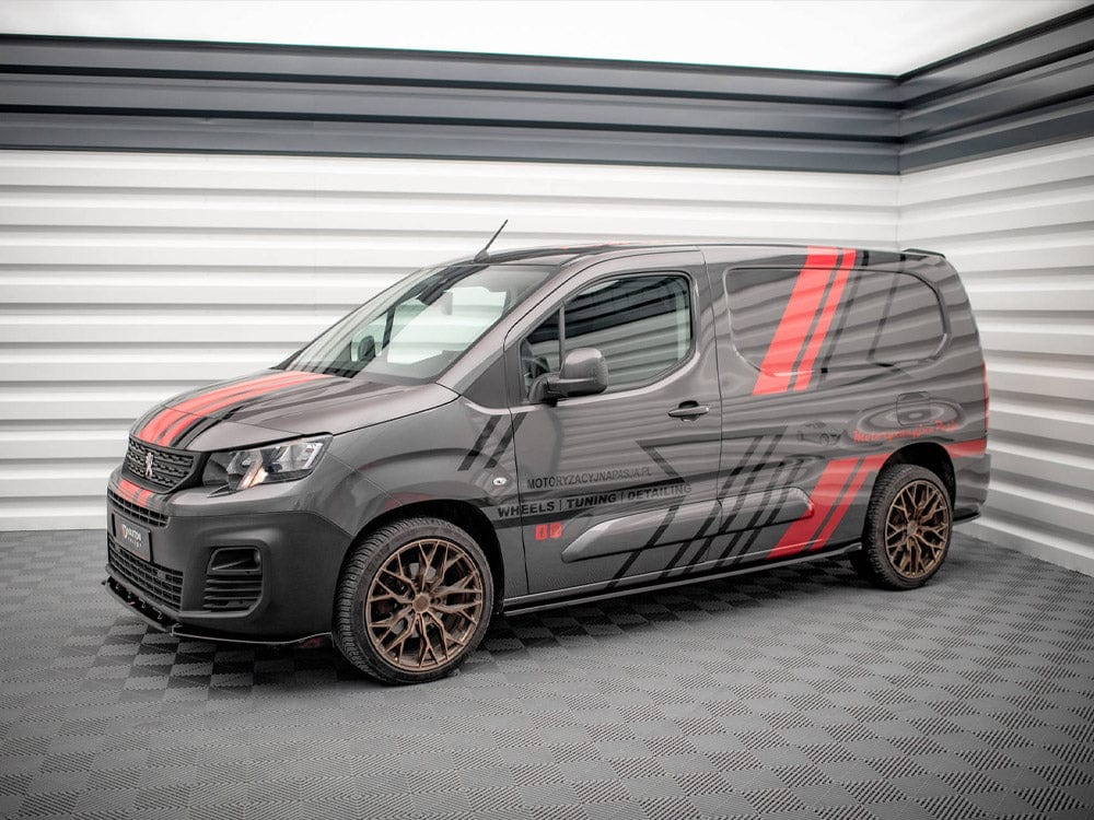 Maxton Design Side Skirts Diffusers Peugeot Partner Maxi Mk3 Maxton Design SR