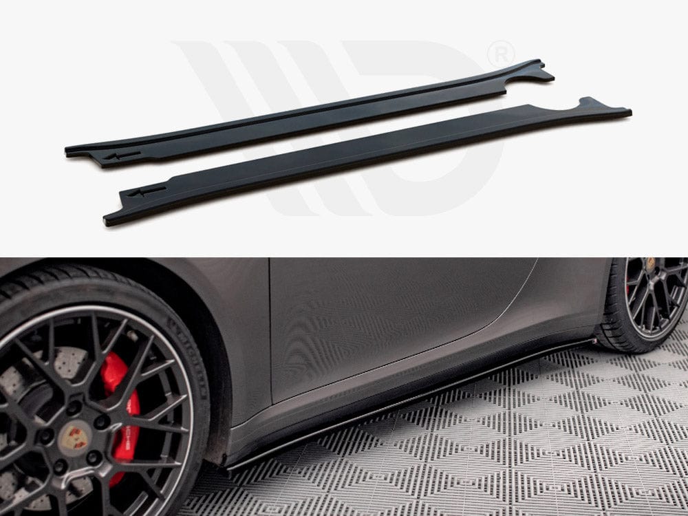 Maxton Design Side Skirts Diffusers Porsche 911 Carrera 4S 992 2019- Maxton Design SR
