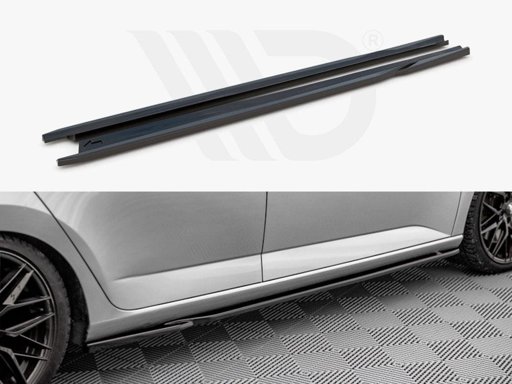 Maxton Design Side Skirts Diffusers Skoda Fabia MK3 2014-2019 Maxton Design SR