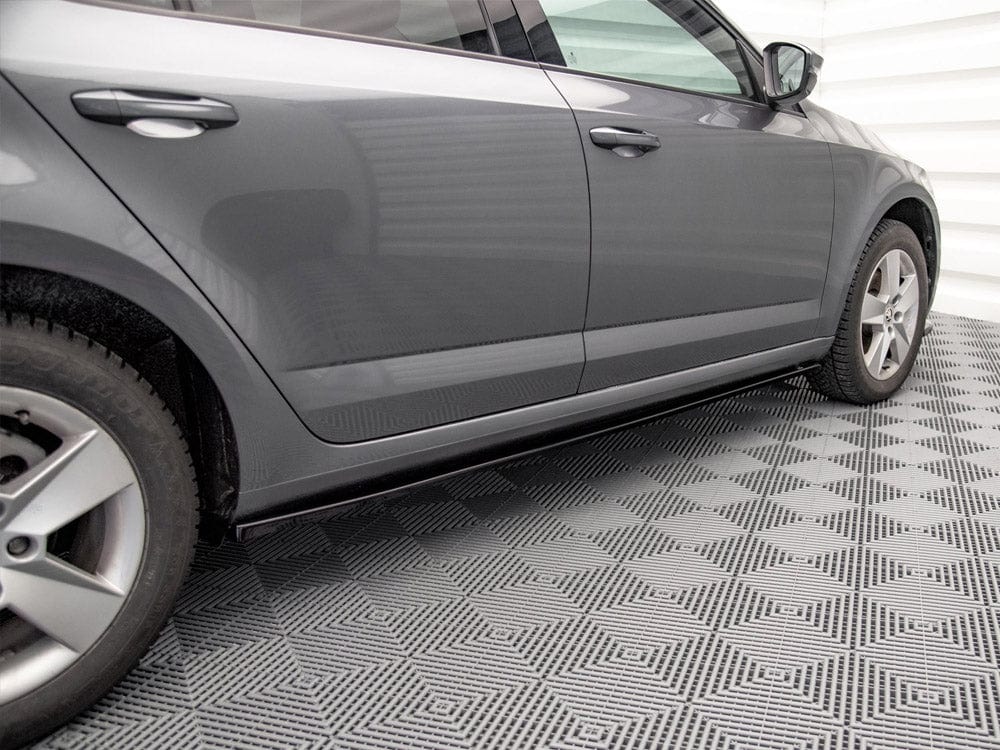 Maxton Design Side Skirts Diffusers Skoda Octavia MK3 Facelift 2016-2020 Maxton Design SR