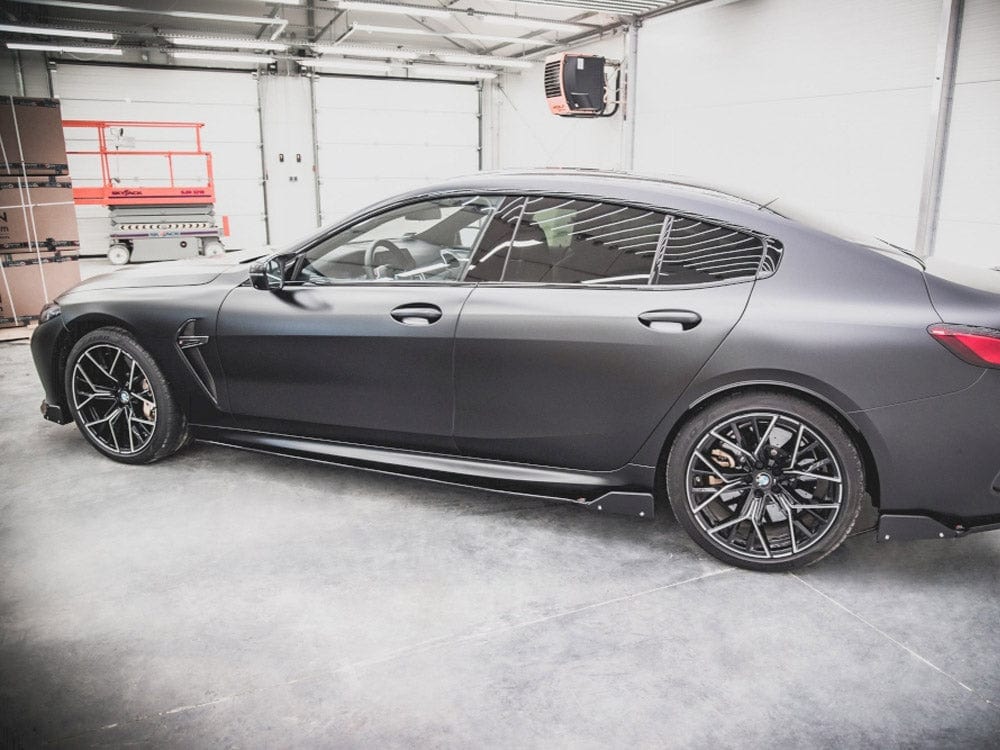 Maxton Design Side Skirts Diffusers V.1 + Flaps BMW M8 GRAN Coupe F93 / 8 GRAN Coupe M-pack G16 Maxton Design SR