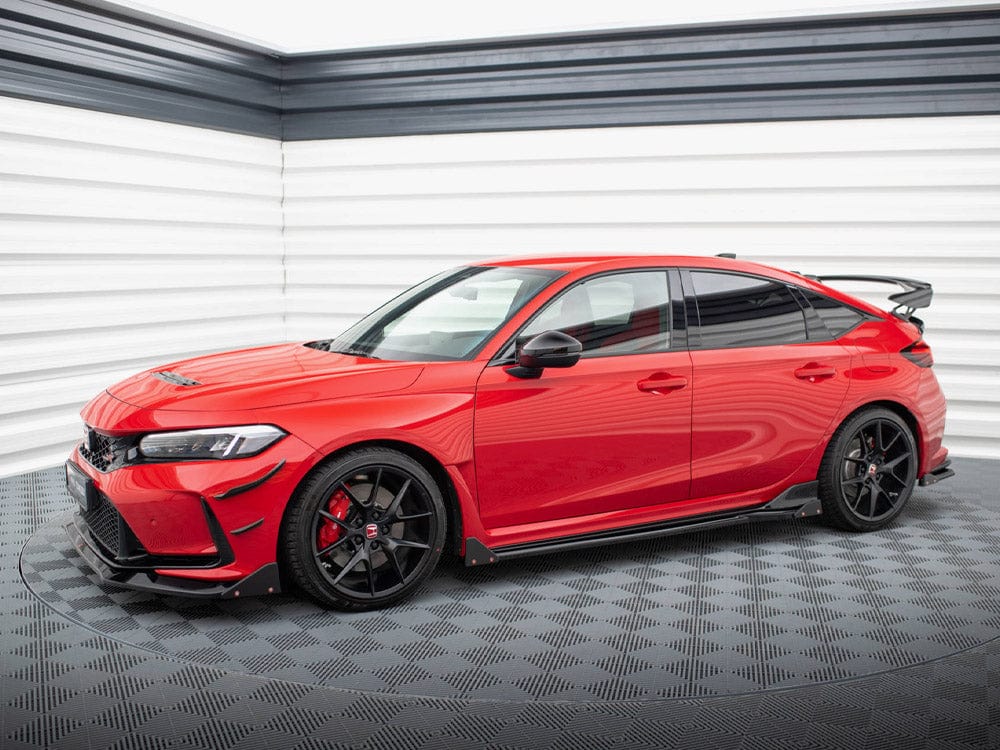 Maxton Design Side Skirts Diffusers V.1 + Flaps Honda Civic Type-R Mk 11 Maxton Design SR