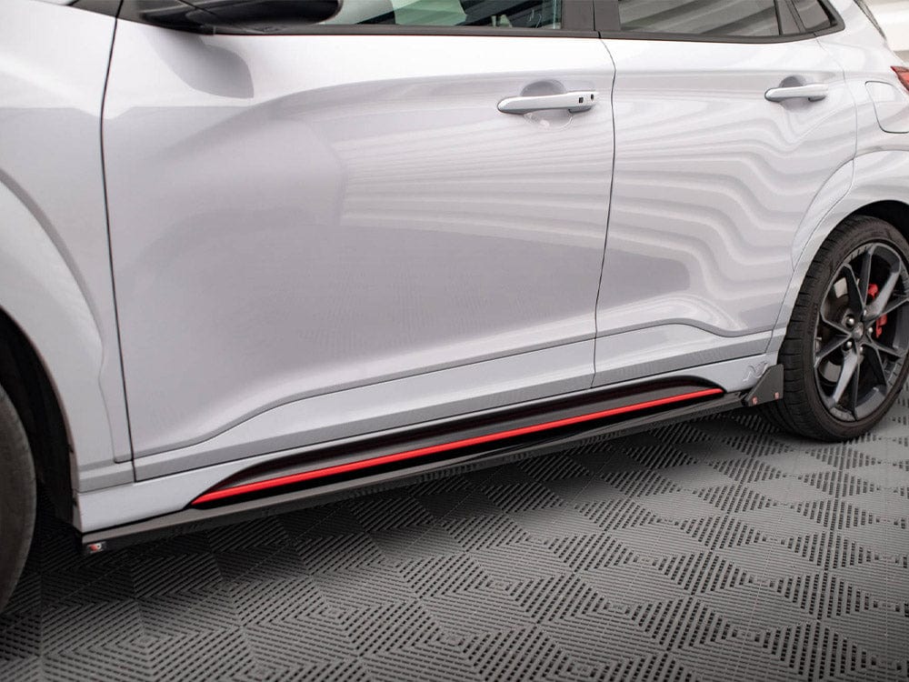 Maxton Design Side Skirts Diffusers V.1 + Flaps Hyundai Kona N Mk1 Maxton Design SR