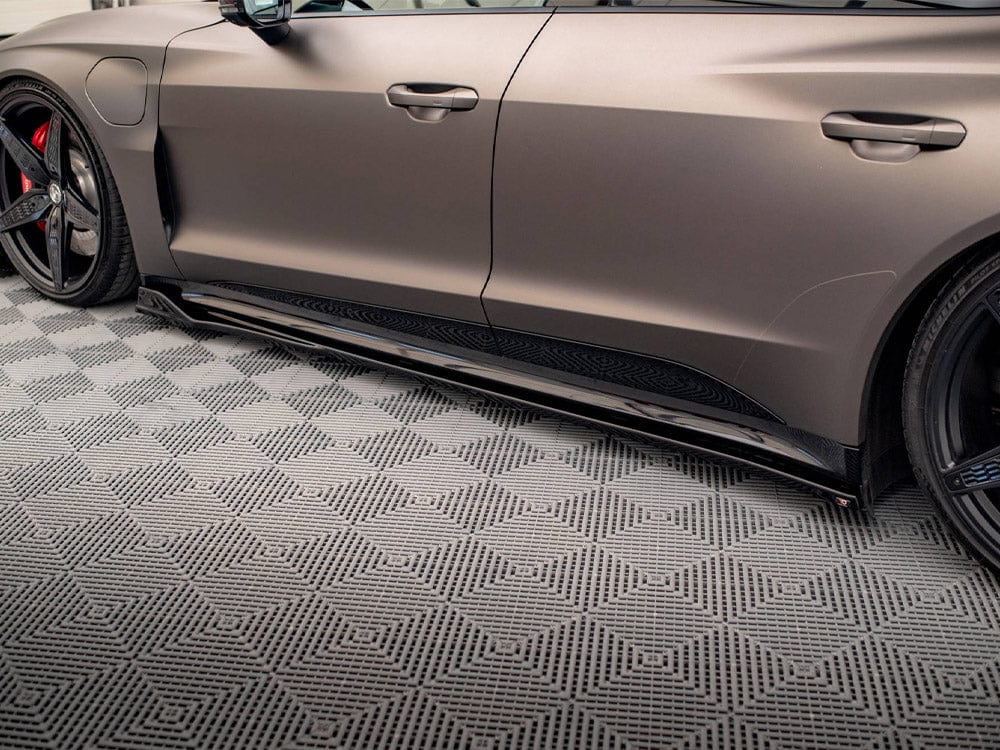Maxton Design Side Skirts Diffusers V.2 Audi e-Tron GT / RS GT Mk1 Maxton Design SR