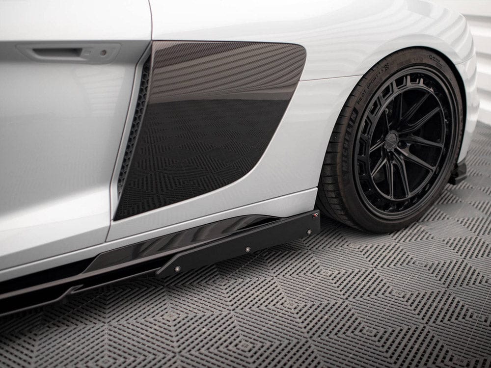 Maxton Design Side Skirts Diffusers V.2 + Flaps Audi R8 Mk2 Facelift Maxton Design SR