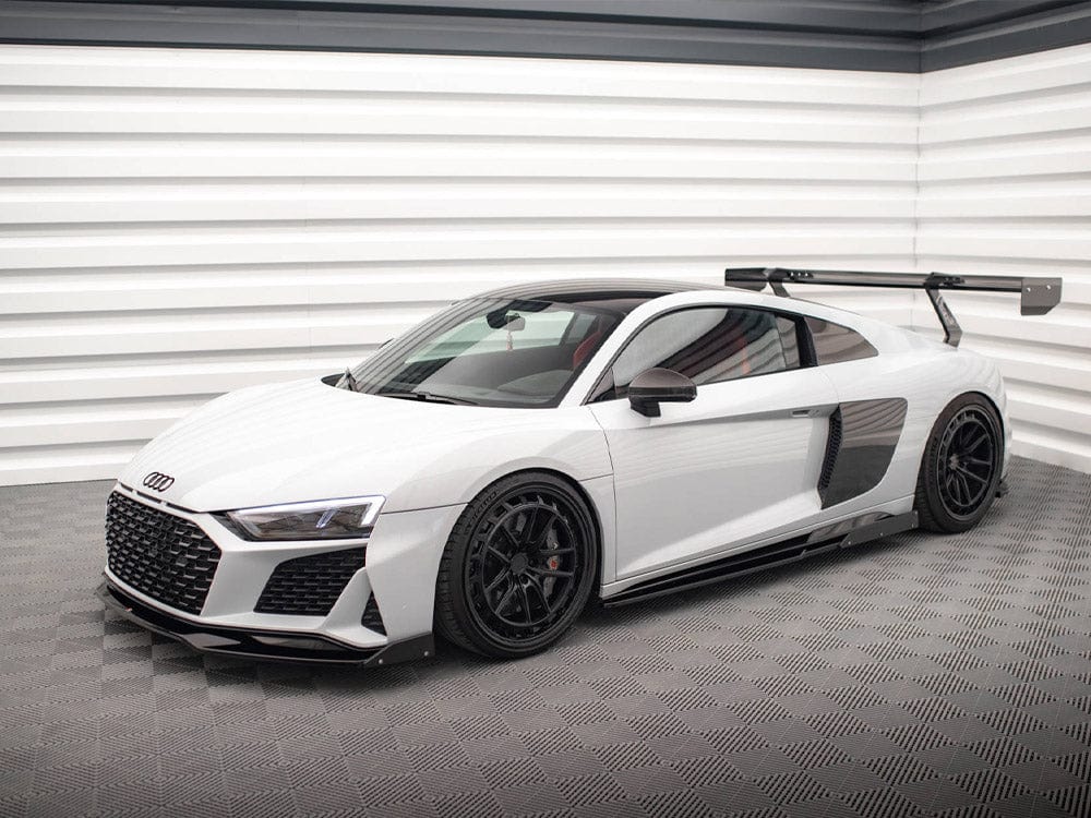 Maxton Design Side Skirts Diffusers V.2 + Flaps Audi R8 Mk2 Facelift Maxton Design SR