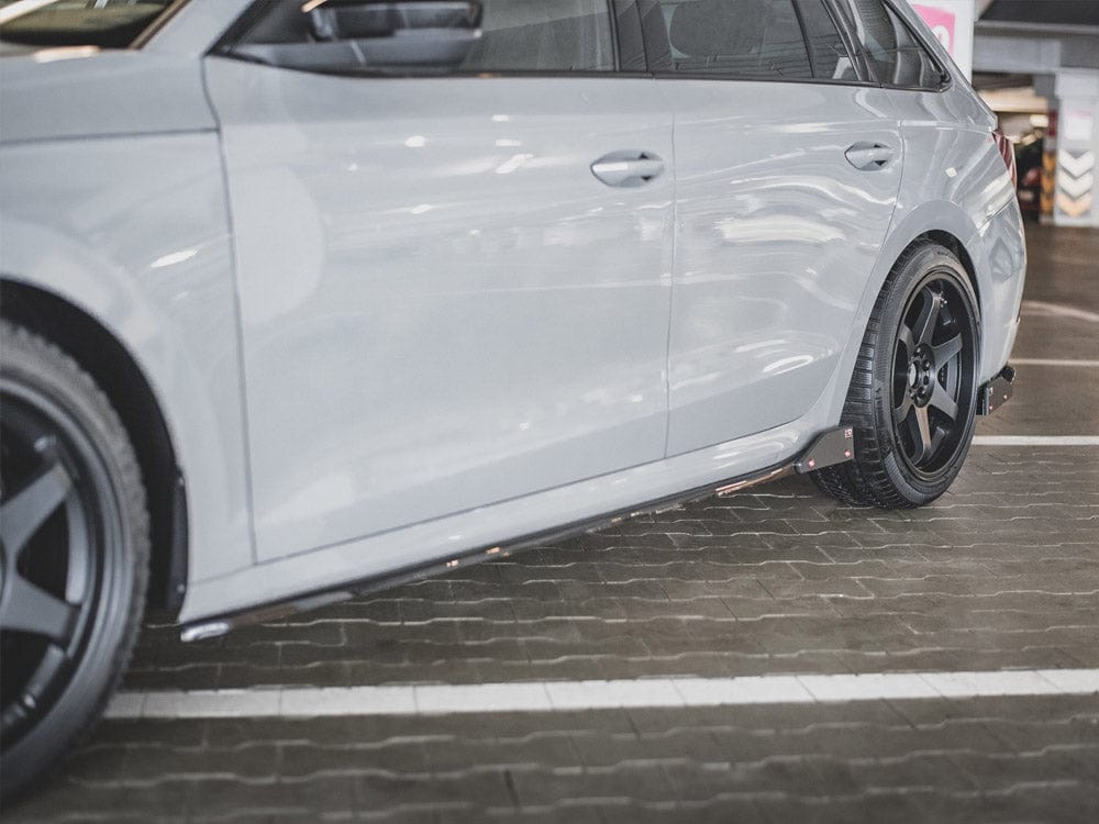 Maxton Design Side Skirts Diffusers V.2 + Flaps Skoda Octavia RS Mk4 Maxton Design SR