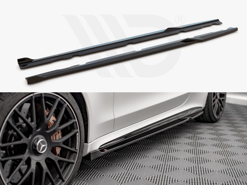 Maxton Design Side Skirts Diffusers V.2 Mercedes-AMG C 63AMG Coupe C205 Facelift Maxton Design SR
