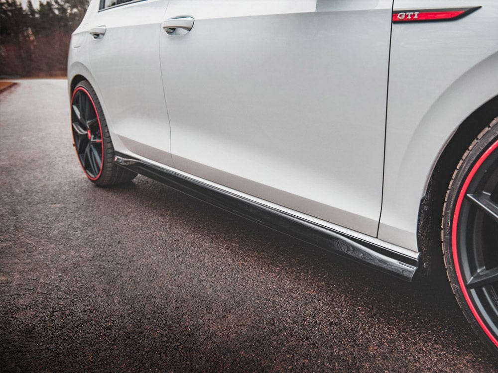 Maxton Design Side Skirts Diffusers V.3 VW Golf 8 GTI / GTI Clubsport / R-Line Maxton Design SR