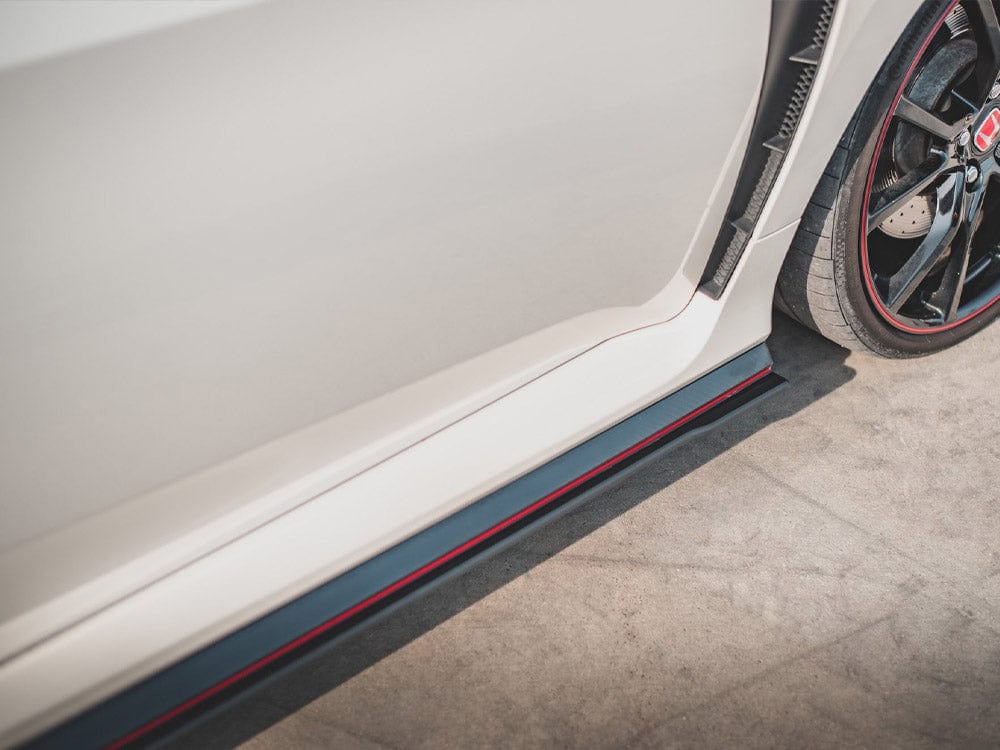 Maxton Design Side Skirts Diffusers V2 Honda Civic X Type-r 2017- Maxton Design SR