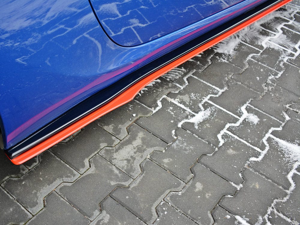 Maxton Design Side Skirts Splitters (Black & Red) V.2 Subaru BRZ / Toyota GT86 Facelift 2017-2020 Maxton Design SR