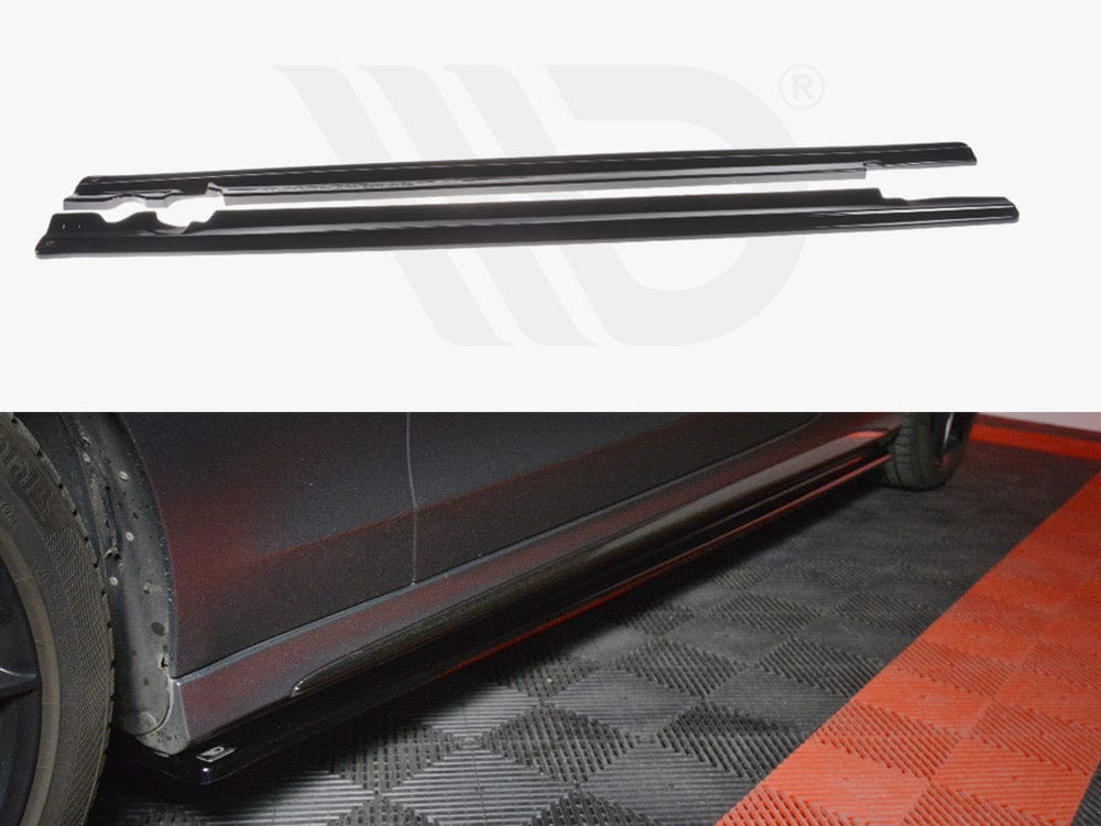 Maxton Design Side Skirts Splitters Mercedes C-class W205 Coupe Amg-line 2015-2018 Maxton Design SR