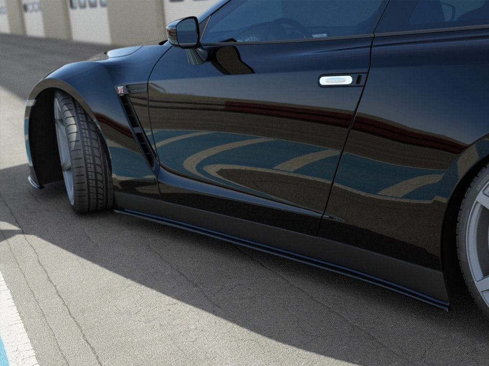Maxton Design Side Skirts Splitters Nissan GT-R Pre-facelift Coupe (R35-SERIES) 2007-2010 Maxton Design SR