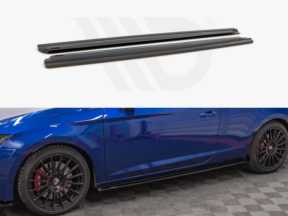 Maxton Design Side Skirts Splitters Seat Leon Cupra/ FR SC MK3/ MK3 Facelift 2013-2019 Maxton Design SR