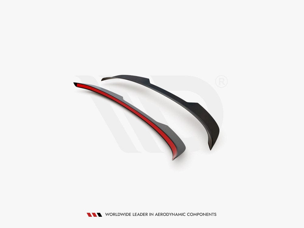 Maxton Design Spoiler CAP Ford Fiesta MK7.5 ST Black And White Edition 2013-2017 Maxton Design SR