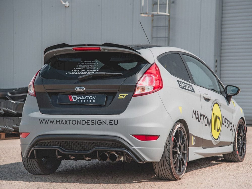 Maxton Design Spoiler CAP Ford Fiesta MK7.5 ST Black And White Edition 2013-2017 Maxton Design SR