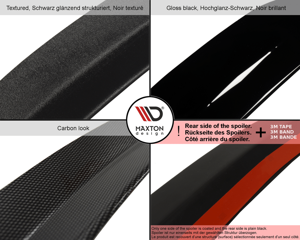 Maxton Design Spoiler CAP Mazda 3 MK2 MPS Maxton Design SR