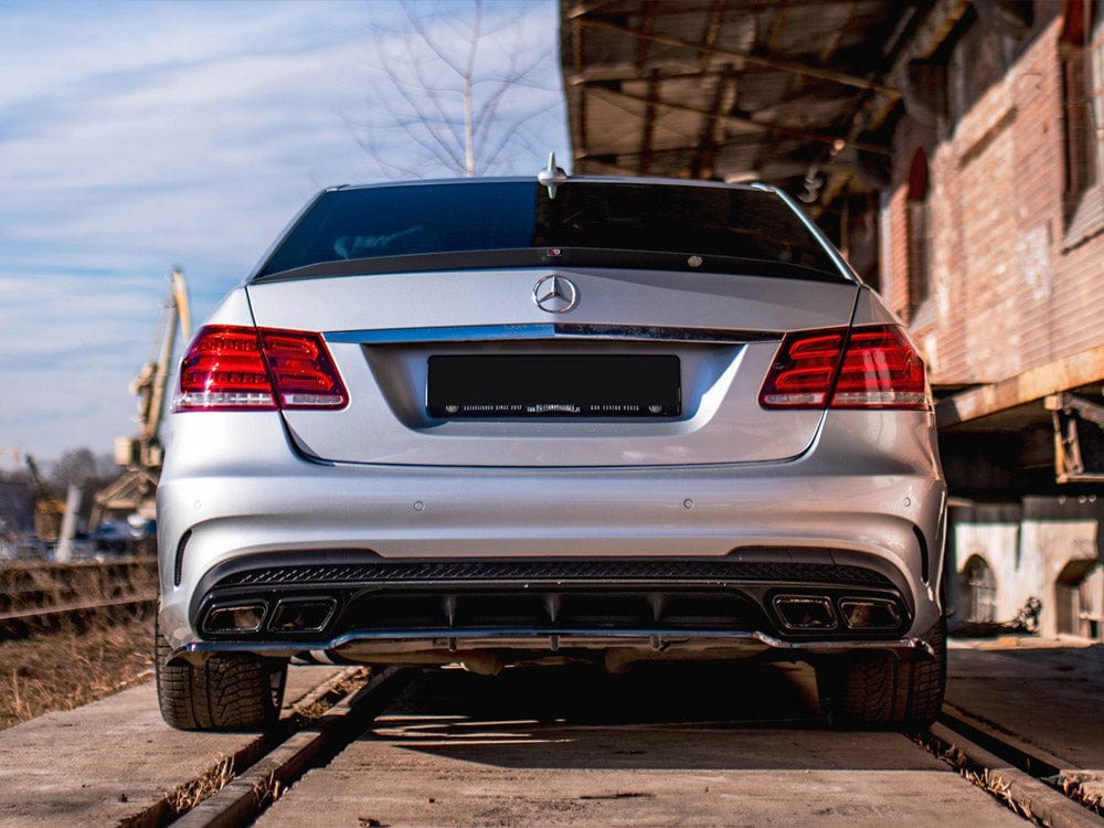 Maxton Design Spoiler Cap Mercedes E63 AMG / AMG-Line Sedan W212 Facelift Maxton Design SR