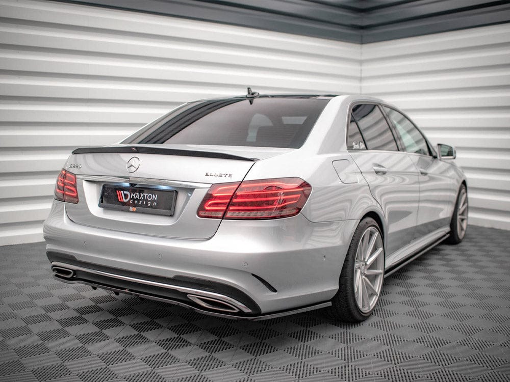 Maxton Design Spoiler Cap Mercedes E63 AMG / AMG-Line Sedan W212 Facelift Maxton Design SR