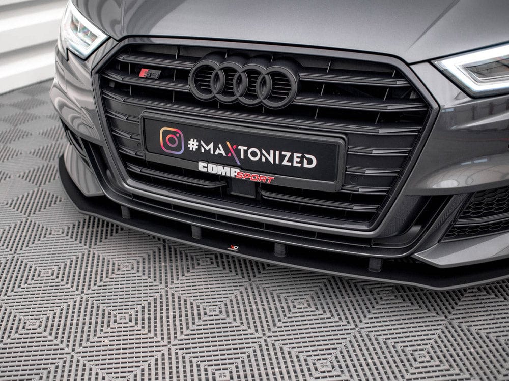 Maxton Design Street PRO Front Splitter Audi S3 / A3 S-Line Sportback 8V Facelift Maxton Design SR